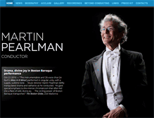 Tablet Screenshot of martinpearlman.com